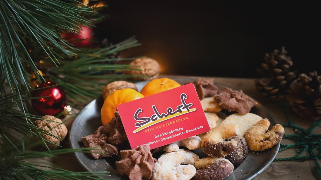 Scherfkarte zu 20, 30, 40 und 50 €,  Aufladebonus